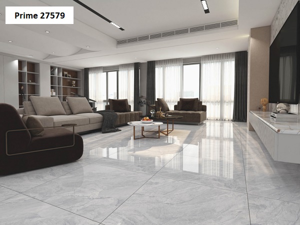 Phòng khách mang vẻ đẹp sang trọng hơn với mẫu gạch Prime 27579 kích thước lớn