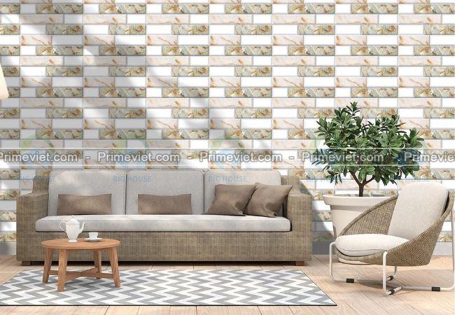 Mẫu gạch 30x45 OSCAR PRA34059 men bóng, xương ceramic được dùng để ốp tường không gian ngoài trời gạch 30x45 OSCAR PRA34059 men bóng, xương ceramic