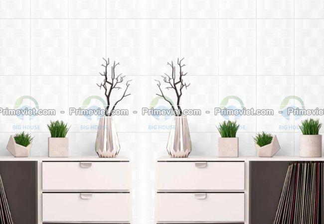 Gạch ốp tường 30x45 màu trắng giúp không gian trông sáng sủa, rộng rãi hơn Gạch ốp tường 30x45 màu trắng giúp không gian trông sáng sủa, rộng rãi hơn