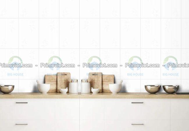 Gạch 30x45 giúp phòng bếp trông sạch sẽ, sáng sủa hơn gạch ốp tường 30x45 cho phòng bếp