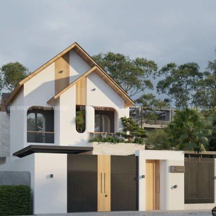 Cách chọn gạch ốp mặt tiền nhà mái thái và top mẫu đẹp 2026