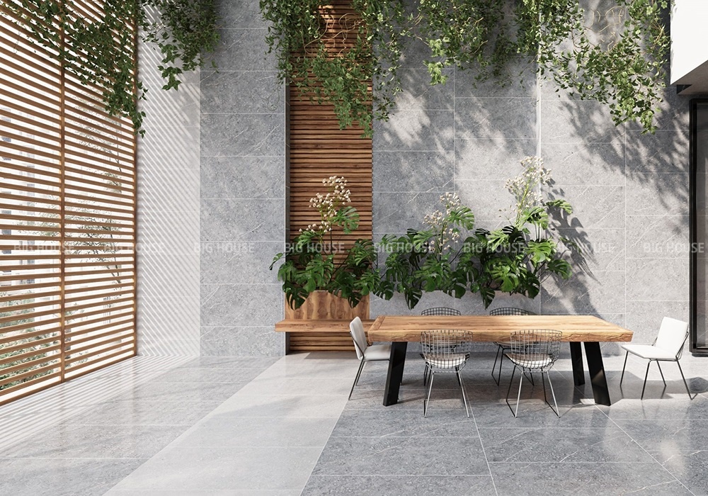 Gạch Eurotile 60x120 KHC Q02S có bề mặt Satin độc đáo