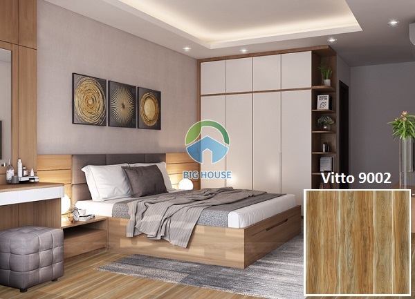 Gạch lát nền Vitto 9002 vân gỗ kích thước 80x80