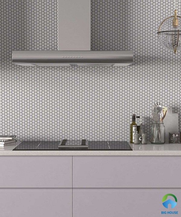 gạch mosaic lục giác ốp bếp 4