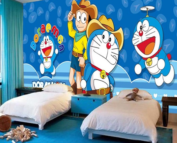 Gạch 3d doromen Ấn tượng cho phòng ngủ bé trai