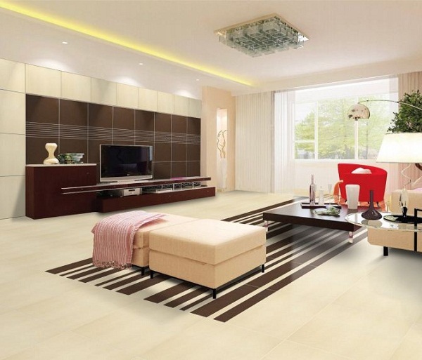 Nâu - Vàng, cách phối màu nghịch tone mang đến sự sang trọng và hiện đại cho phòng khách